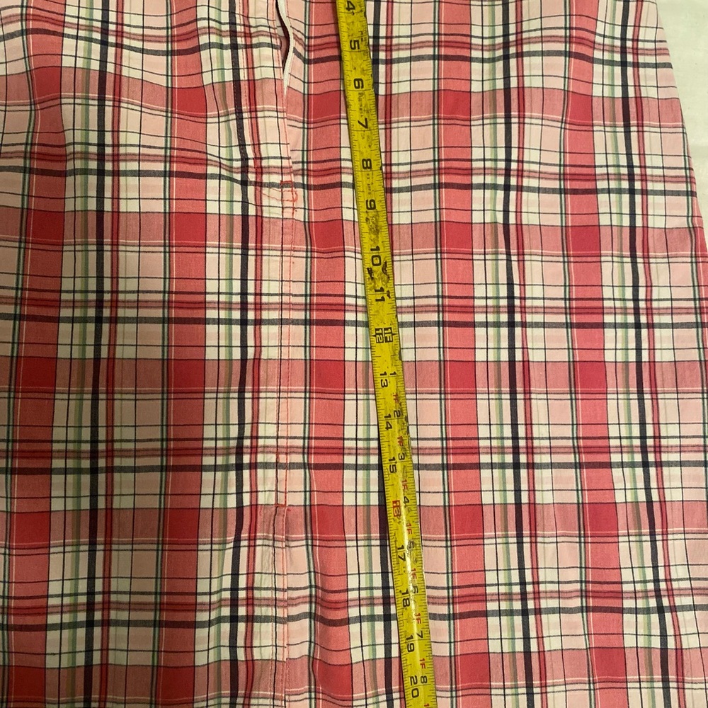 Eddie Bauer Vibrant Pink Plaid Pencil Skirt - Picture 6 of 7